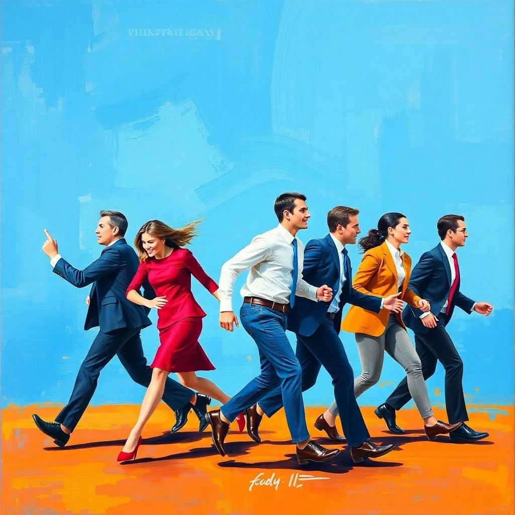 Team running